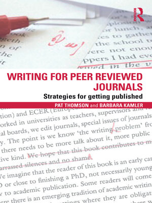 cover image of Writing for Peer Reviewed Journals